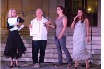 Da sinistra: Antonella Appiano, Michele Simolo, Eleonora Bocchini e Lisa Bernardini